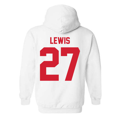 Nebraska - NCAA Women's Soccer : Nathalie Lewis - Classic Shersey Hooded Sweatshirt-2