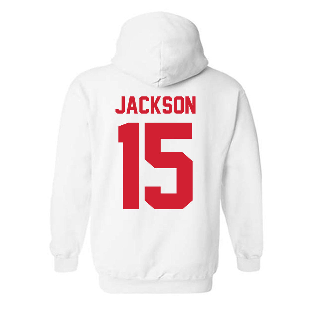 Nebraska - NCAA Women's Volleyball : Andi Jackson - Classic Shersey Hooded Sweatshirt-2
