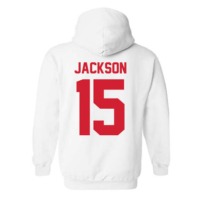 Nebraska - NCAA Women's Volleyball : Andi Jackson - Classic Shersey Hooded Sweatshirt-2
