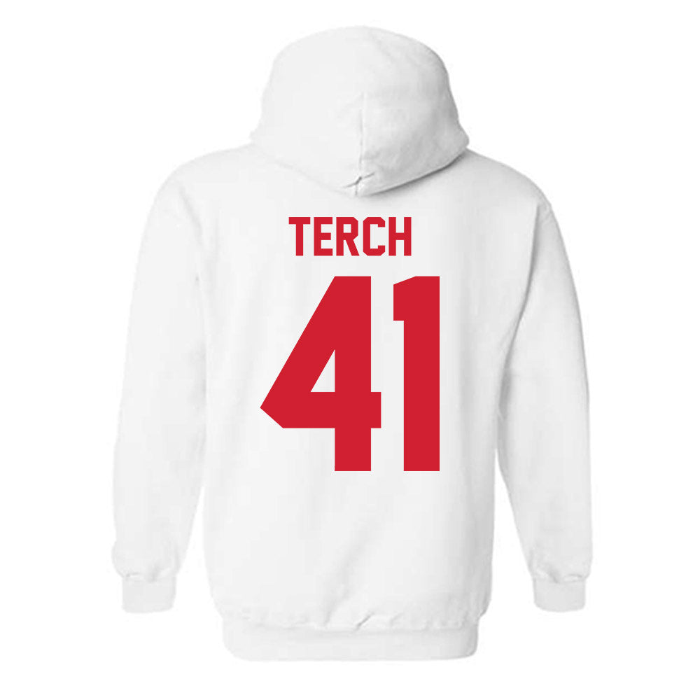 Nebraska - NCAA Football : Tanner Terch - Classic Shersey Hooded Sweatshirt-2