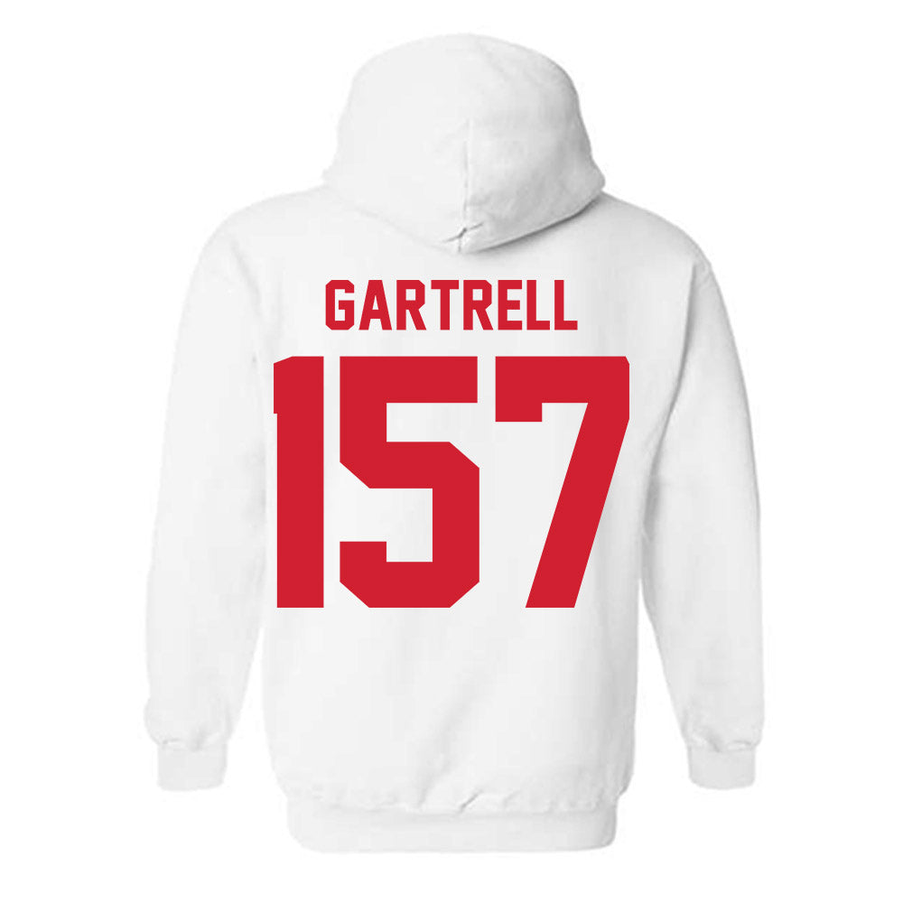 Nebraska - NCAA Wrestling : Dez Gartrell - Classic Shersey Hooded Sweatshirt-1