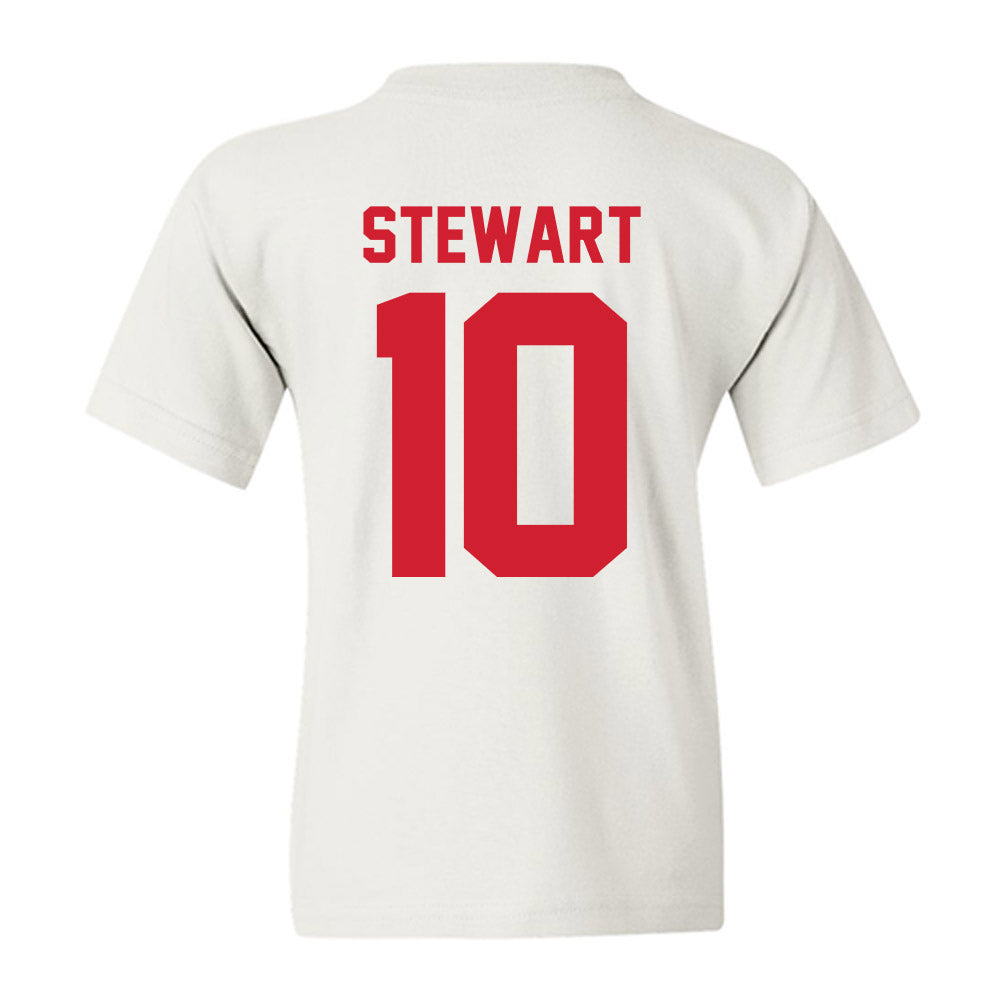 Nebraska - NCAA Women's Basketball : Madeline Stewart - Classic Shersey Youth T-Shirt-2