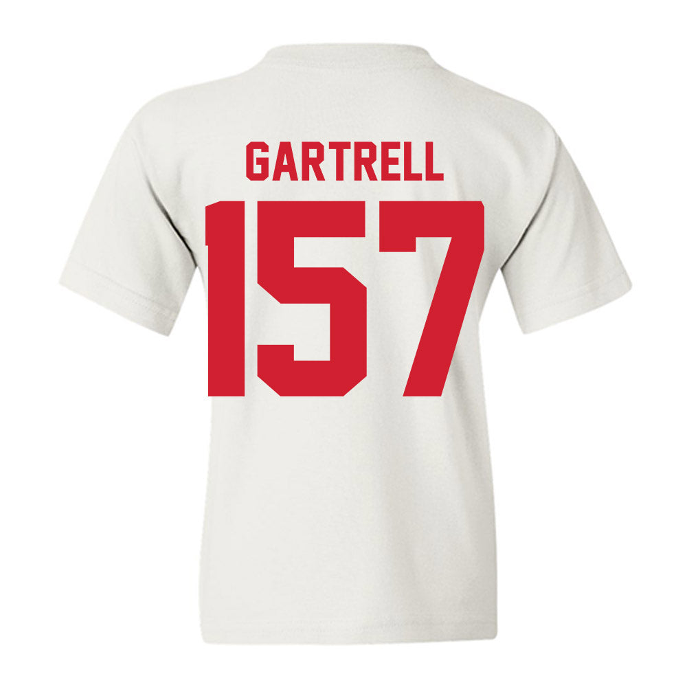 Nebraska - NCAA Wrestling : Dez Gartrell - Classic Shersey Youth T-Shirt-1
