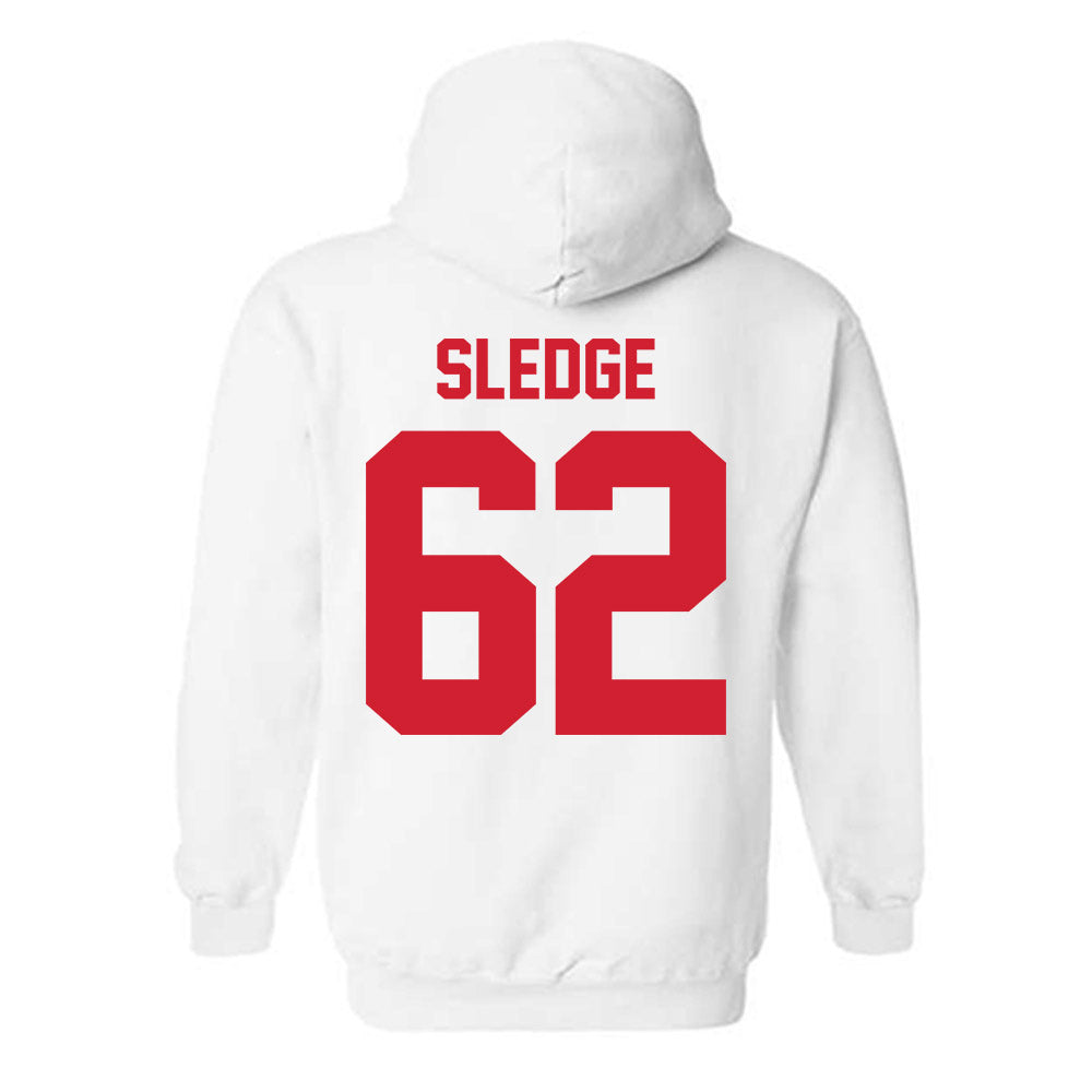 Nebraska - NCAA Football : Sam Sledge - Classic Shersey Hooded Sweatshirt-1