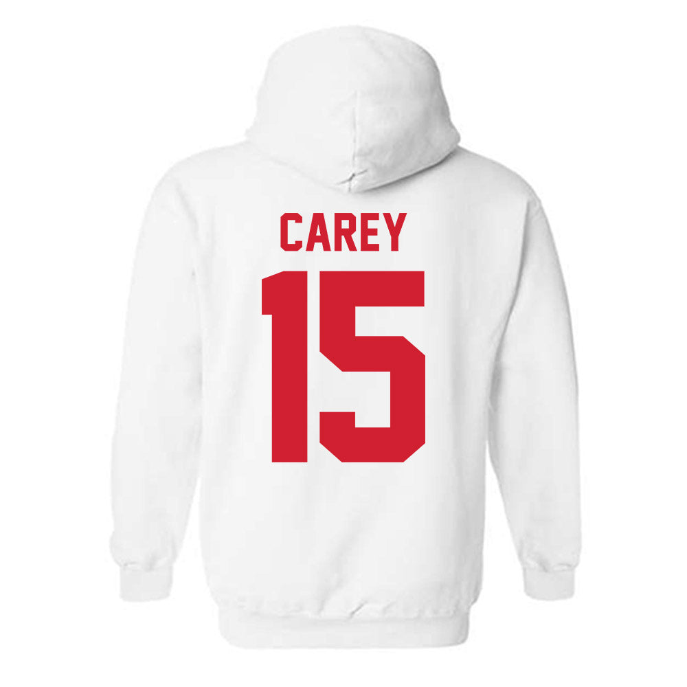 Nebraska - NCAA Baseball : Dylan Carey - Classic Shersey Hooded Sweatshirt-1