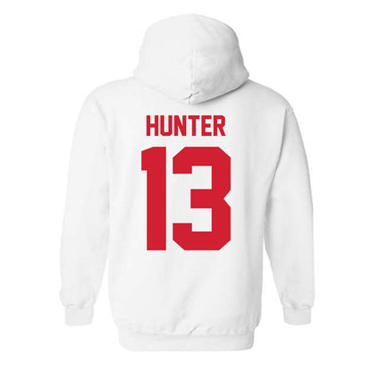 Nebraska - NCAA Football : Nyziah Hunter - Classic Shersey Hooded Sweatshirt-1
