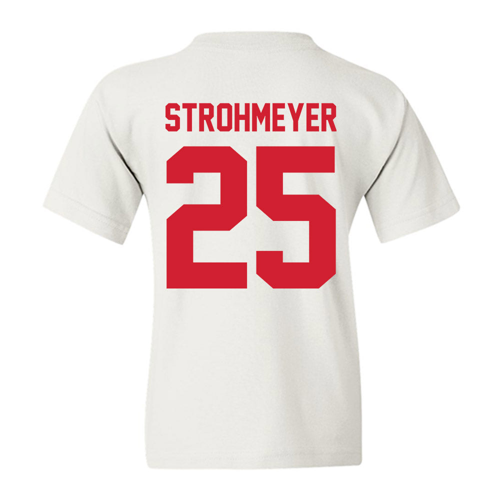 Nebraska - NCAA Baseball : Reed Strohmeyer - Classic Shersey Youth T-Shirt-1