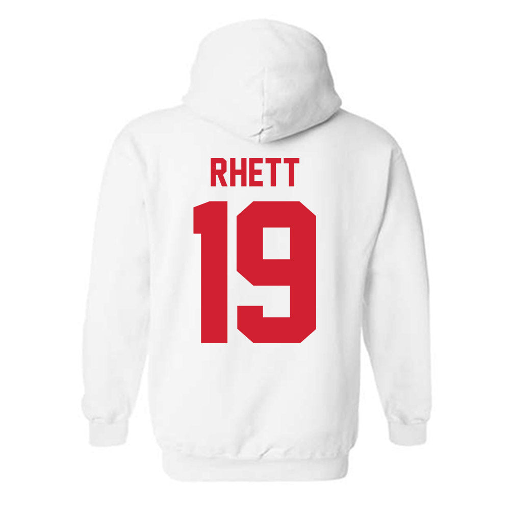 Nebraska - NCAA Football : Justyn Rhett - Classic Shersey Hooded Sweatshirt-1