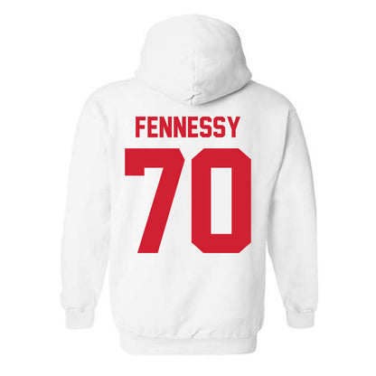 Nebraska - NCAA Football : Nolan Fennessy - Classic Shersey Hooded Sweatshirt-1