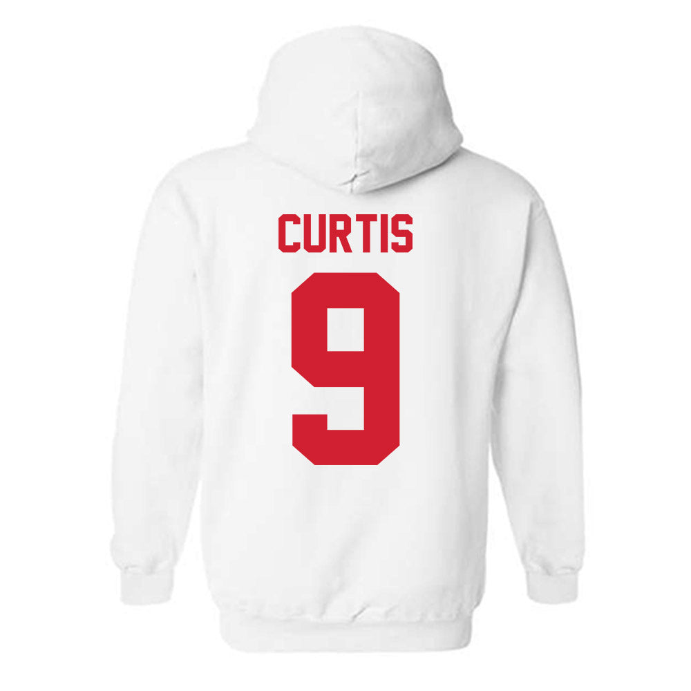 Nebraska - NCAA Men's Basketball : Leo Curtis - Classic Shersey Hooded Sweatshirt-2