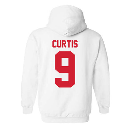 Nebraska - NCAA Men's Basketball : Leo Curtis - Classic Shersey Hooded Sweatshirt-2