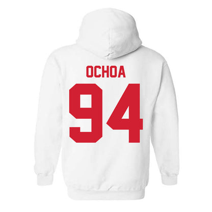 Nebraska - NCAA Football : Jordan Ochoa - Classic Shersey Hooded Sweatshirt-1