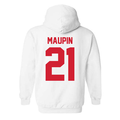 Nebraska - NCAA Women's Basketball : Eliza Maupin - Classic Shersey Hooded Sweatshirt-1