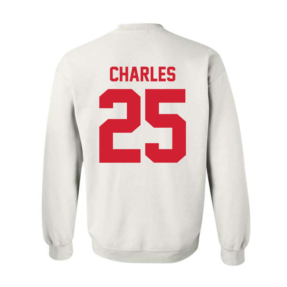 Nebraska - NCAA Football : Jeremiah charles - Classic Shersey Crewneck Sweatshirt-1
