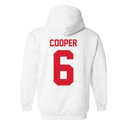 Nebraska - NCAA Men's Basketball : Will Cooper - Classic Shersey Hooded Sweatshirt-2