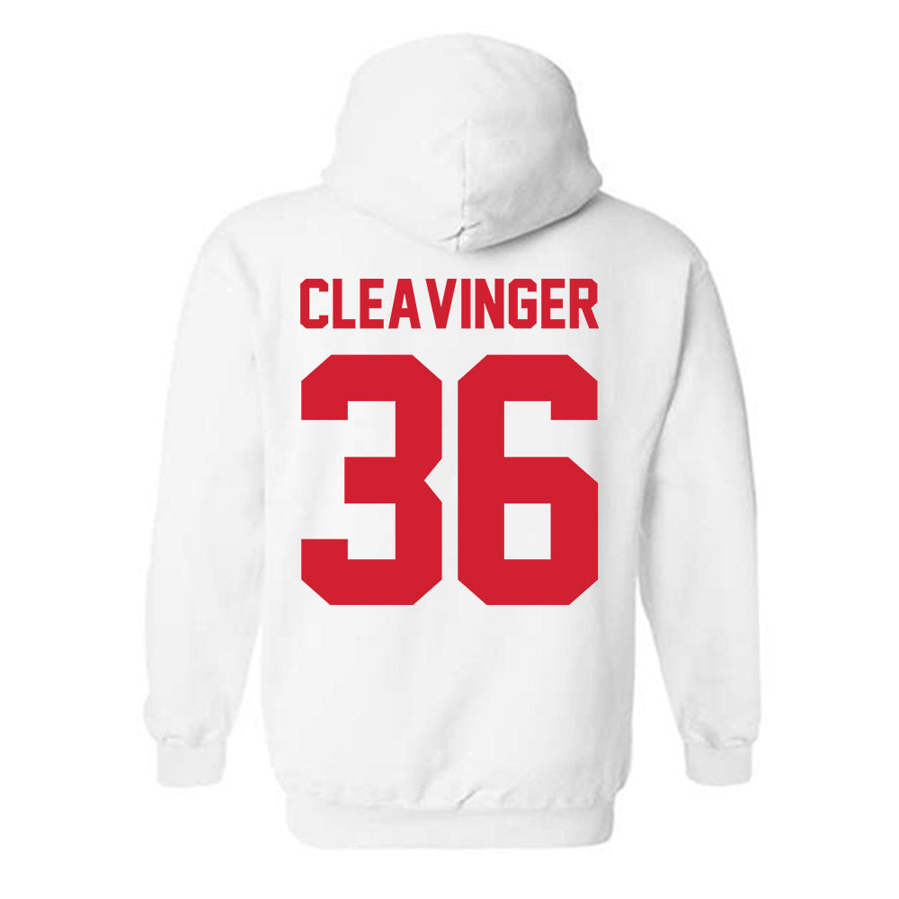 Nebraska - NCAA Baseball : Grant Cleavinger - Classic Shersey Hooded Sweatshirt-1