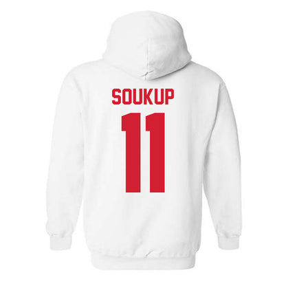 Nebraska - NCAA Football : Bode Soukup - Classic Shersey Hooded Sweatshirt-1