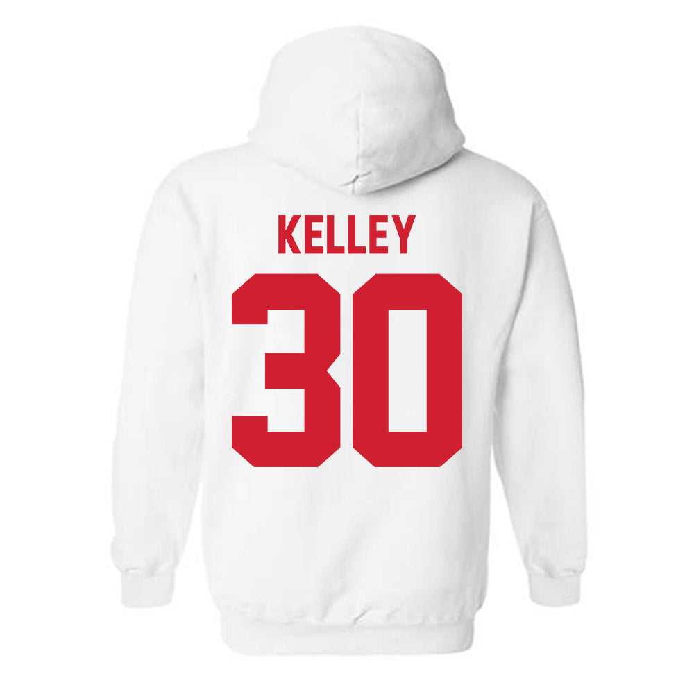 Nebraska - NCAA Baseball : Carter Kelley - Classic Shersey Hooded Sweatshirt-1