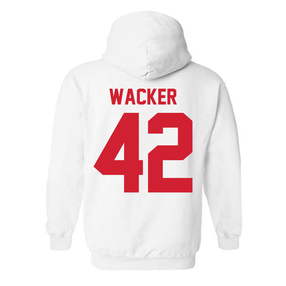Nebraska - NCAA Football : Derek Wacker - Classic Shersey Hooded Sweatshirt-1