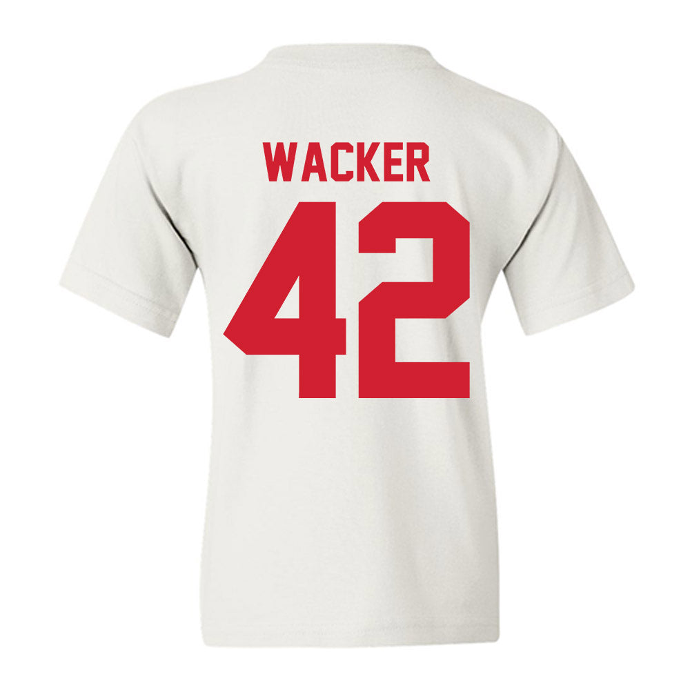 Nebraska - NCAA Football : Derek Wacker - Classic Shersey Youth T-Shirt-1