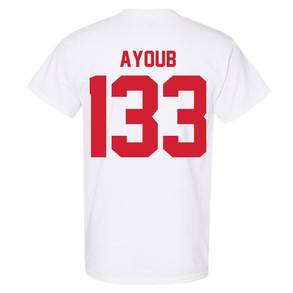 Nebraska - NCAA Wrestling : Omar Ayoub - Classic Shersey T-Shirt-1