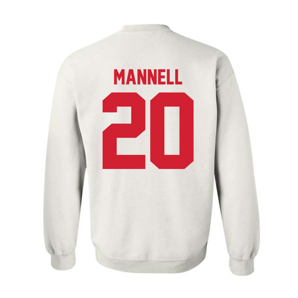 Nebraska - NCAA Baseball : Kevin Mannell - Classic Shersey Crewneck Sweatshirt-1
