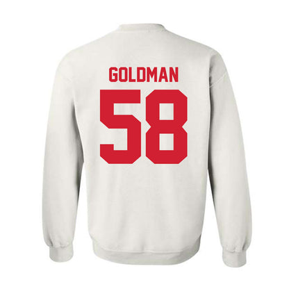 Nebraska - NCAA Football : Mason Goldman - Classic Shersey Crewneck Sweatshirt-1