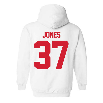 Nebraska - NCAA Football : Donovan Jones - Classic Shersey Hooded Sweatshirt-1
