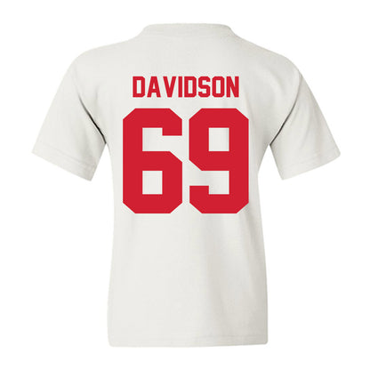 Nebraska - NCAA Football : Landen Davidson - Classic Shersey Youth T-Shirt-1