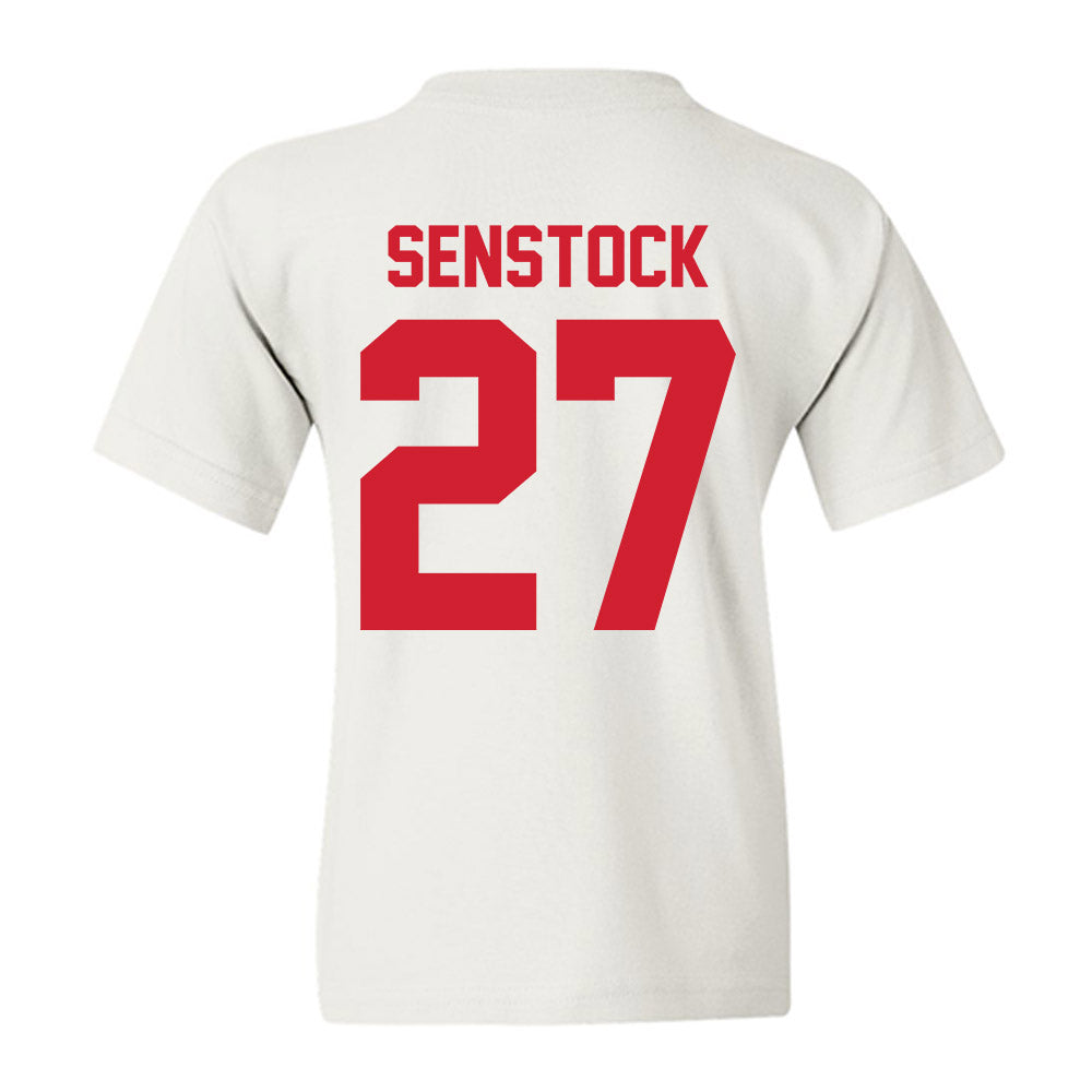 Nebraska - NCAA Baseball : Joey Senstock - Classic Shersey Youth T-Shirt-1