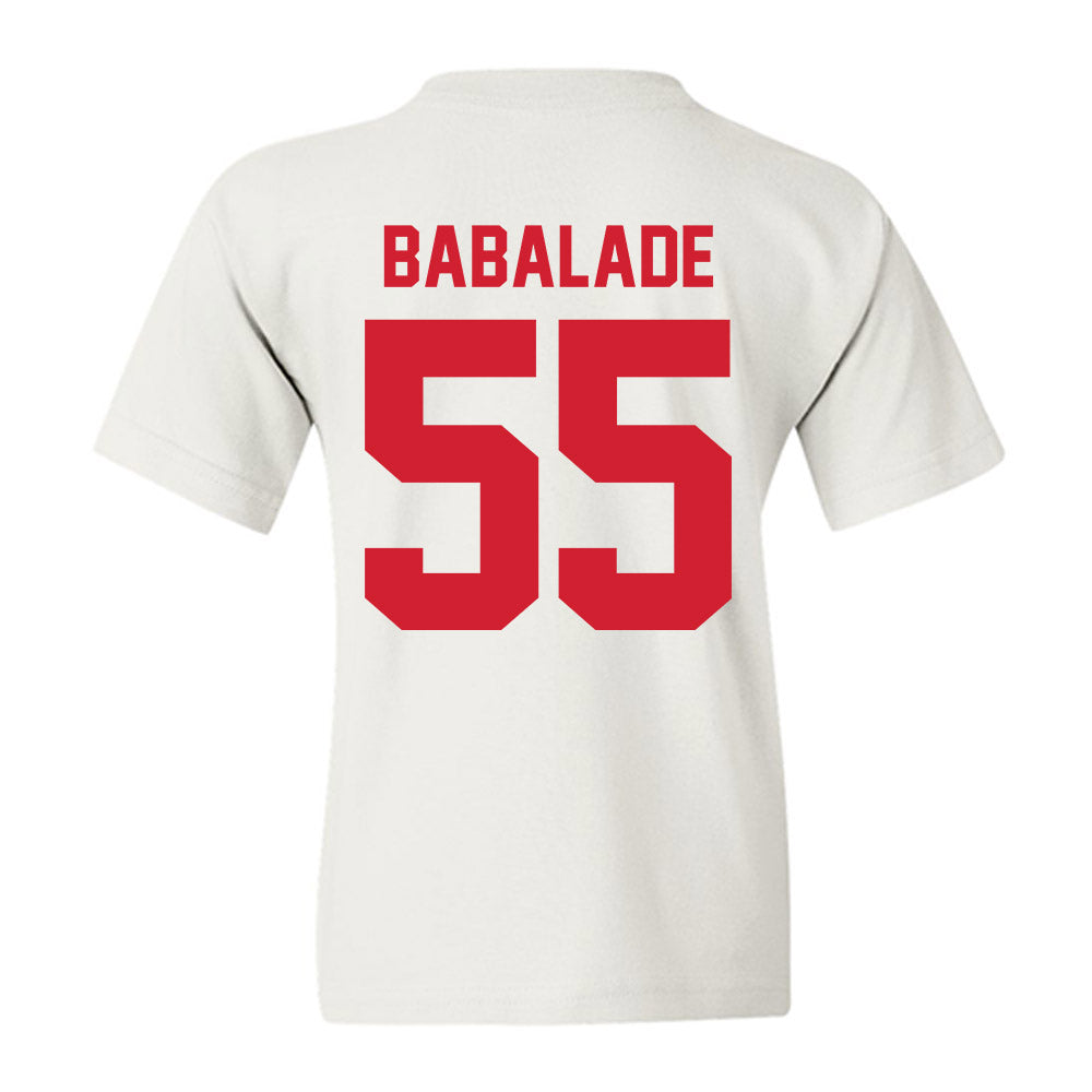 Nebraska - NCAA Football : Tree Babalade - Classic Shersey Youth T-Shirt-1