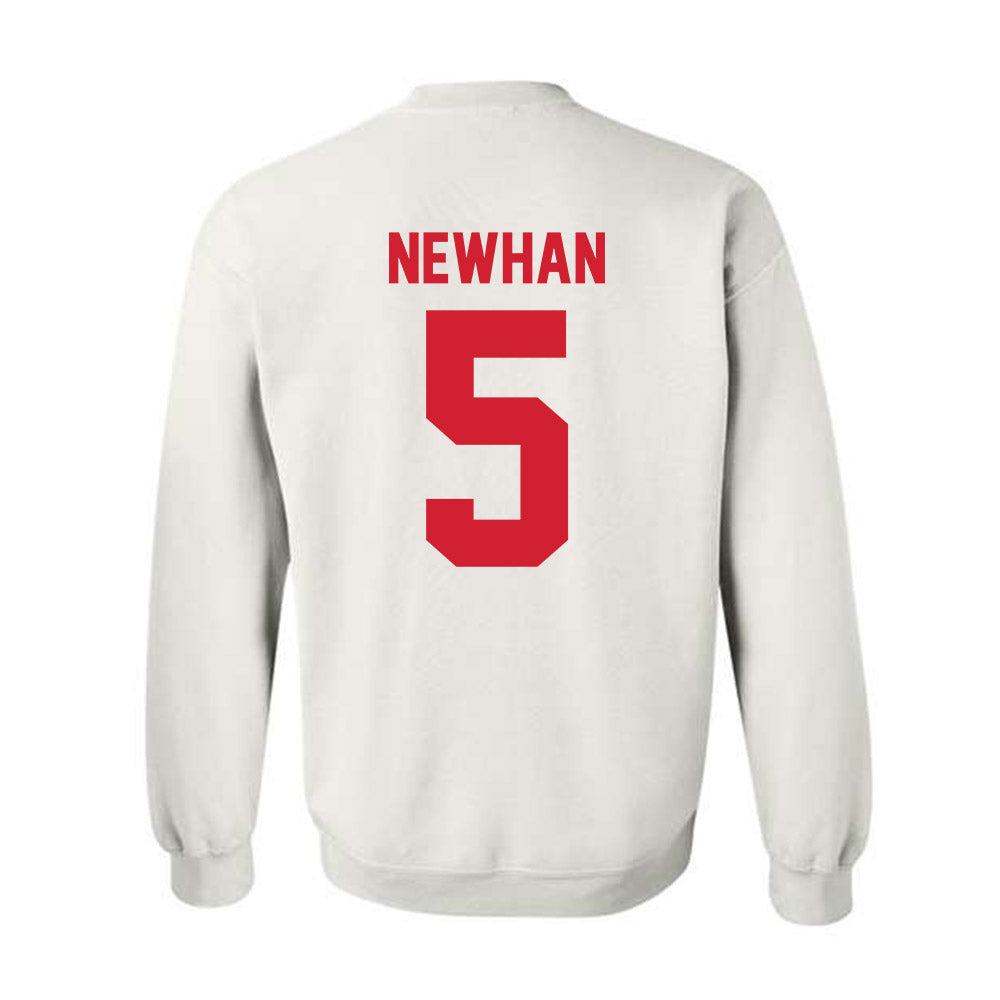 Nebraska - NCAA Baseball : Nico Newhan - Classic Shersey Crewneck Sweatshirt-1