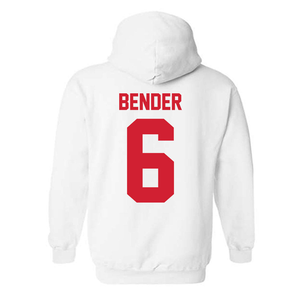 Nebraska - NCAA Baseball : Pryce Bender - Classic Shersey Hooded Sweatshirt-1