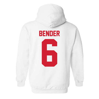 Nebraska - NCAA Baseball : Pryce Bender - Classic Shersey Hooded Sweatshirt-1