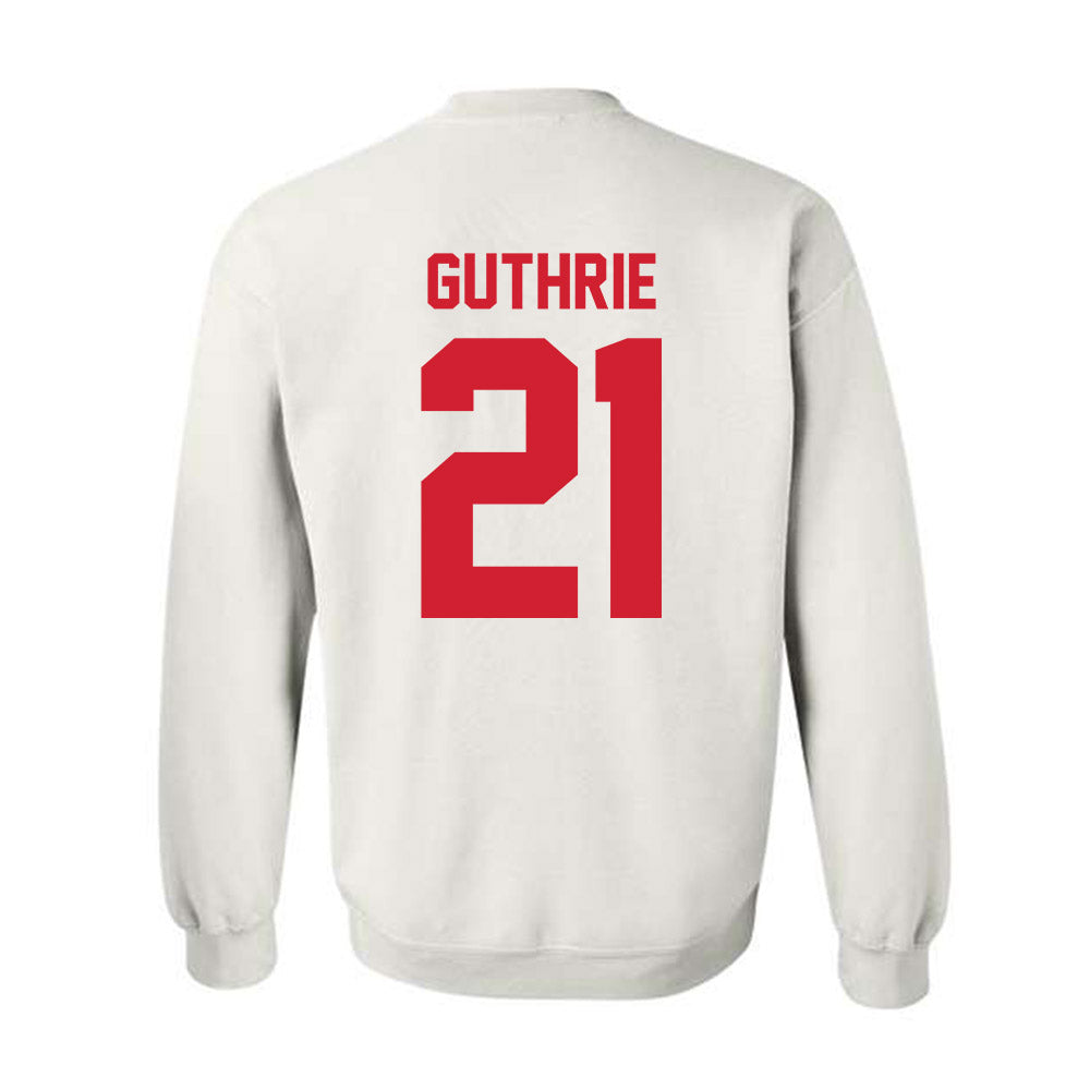 Nebraska - NCAA Football : Rex Guthrie - Classic Shersey Crewneck Sweatshirt-1