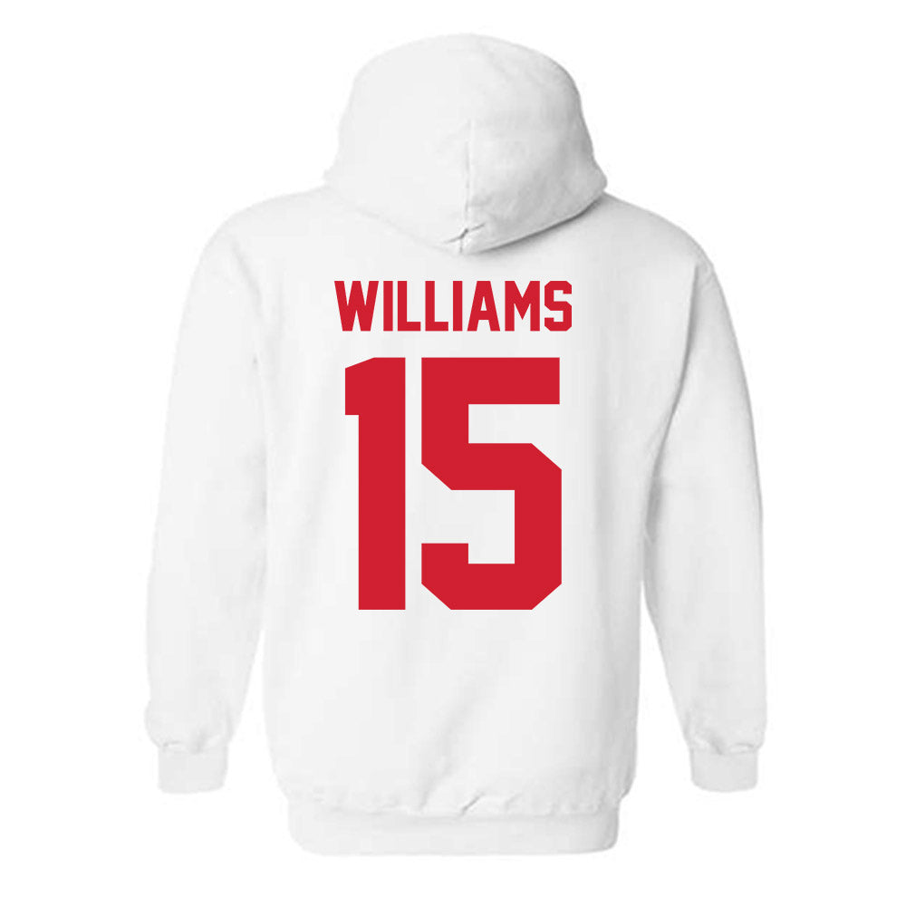 Nebraska - NCAA Softball : Kennadi Williams - Classic Shersey Hooded Sweatshirt-1
