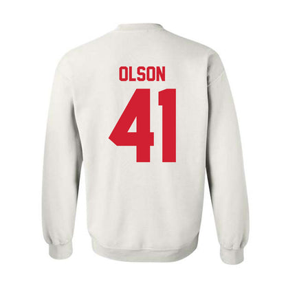 Nebraska - NCAA Baseball : Chase Olson - Classic Shersey Crewneck Sweatshirt-1