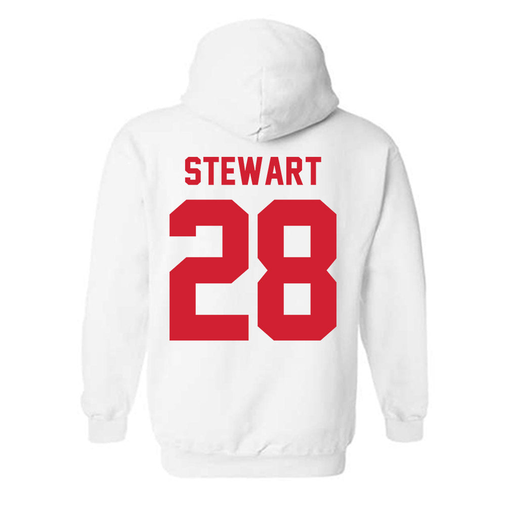 Nebraska - NCAA Baseball : Braxton Stewart - Classic Shersey Hooded Sweatshirt-1