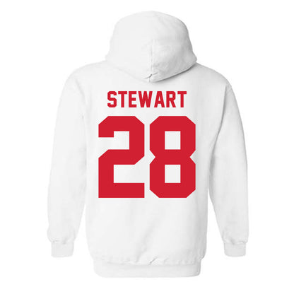 Nebraska - NCAA Baseball : Braxton Stewart - Classic Shersey Hooded Sweatshirt-1