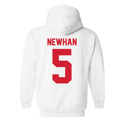 Nebraska - NCAA Baseball : Nico Newhan - Classic Shersey Hooded Sweatshirt-1