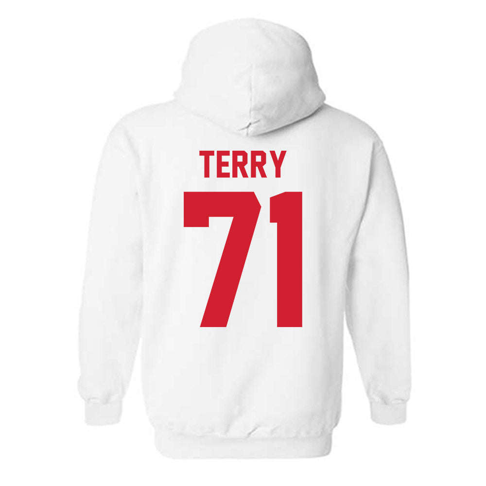 Nebraska - NCAA Football : Tyson Terry - Classic Shersey Hooded Sweatshirt-2