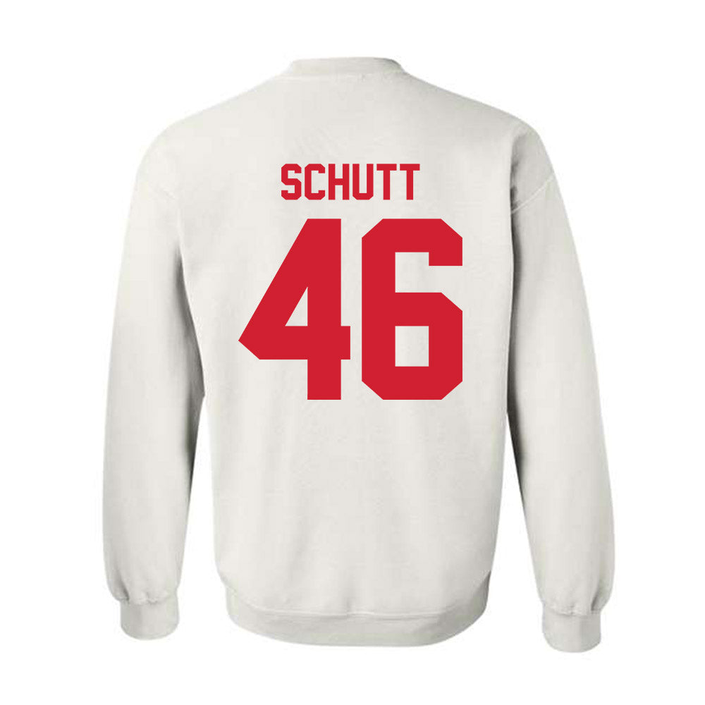 Nebraska - NCAA Football : Connor Schutt - Classic Shersey Crewneck Sweatshirt-1