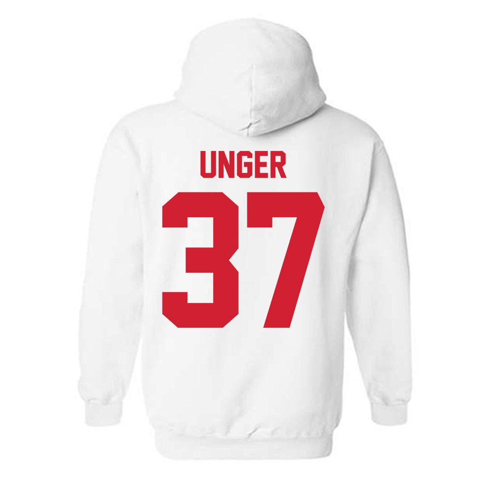 Nebraska - NCAA Baseball : J'Shawn Unger - Classic Shersey Hooded Sweatshirt-1