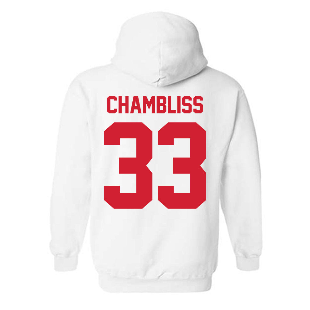 Nebraska - NCAA Football : Owen Chambliss - Classic Shersey Hooded Sweatshirt-1