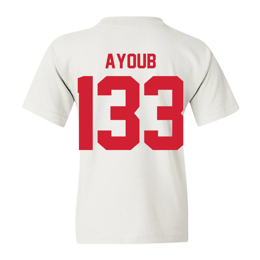 Nebraska - NCAA Wrestling : Omar Ayoub - Classic Shersey Youth T-Shirt-1