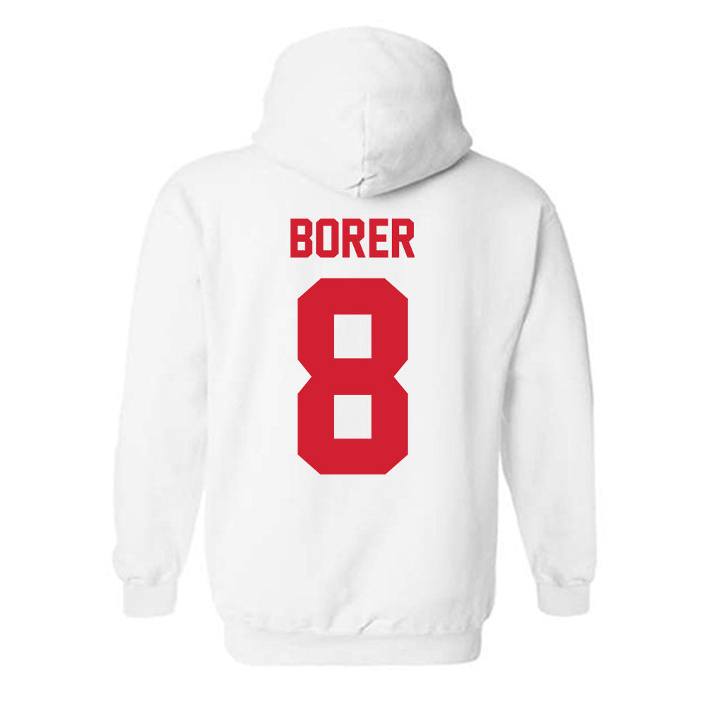 Nebraska - NCAA Women's Soccer : Reese Borer - Classic Shersey Hooded Sweatshirt-1