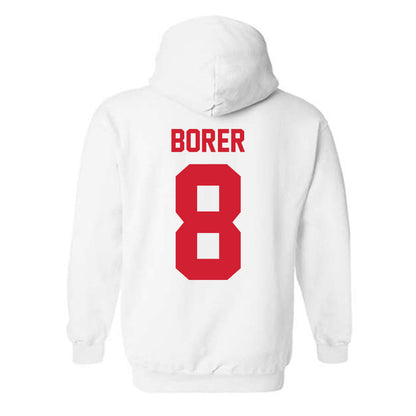 Nebraska - NCAA Women's Soccer : Reese Borer - Classic Shersey Hooded Sweatshirt-1