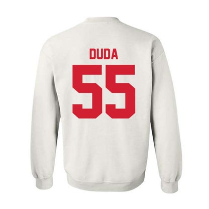 Nebraska - NCAA Football : Ethan Duda - Classic Shersey Crewneck Sweatshirt-1