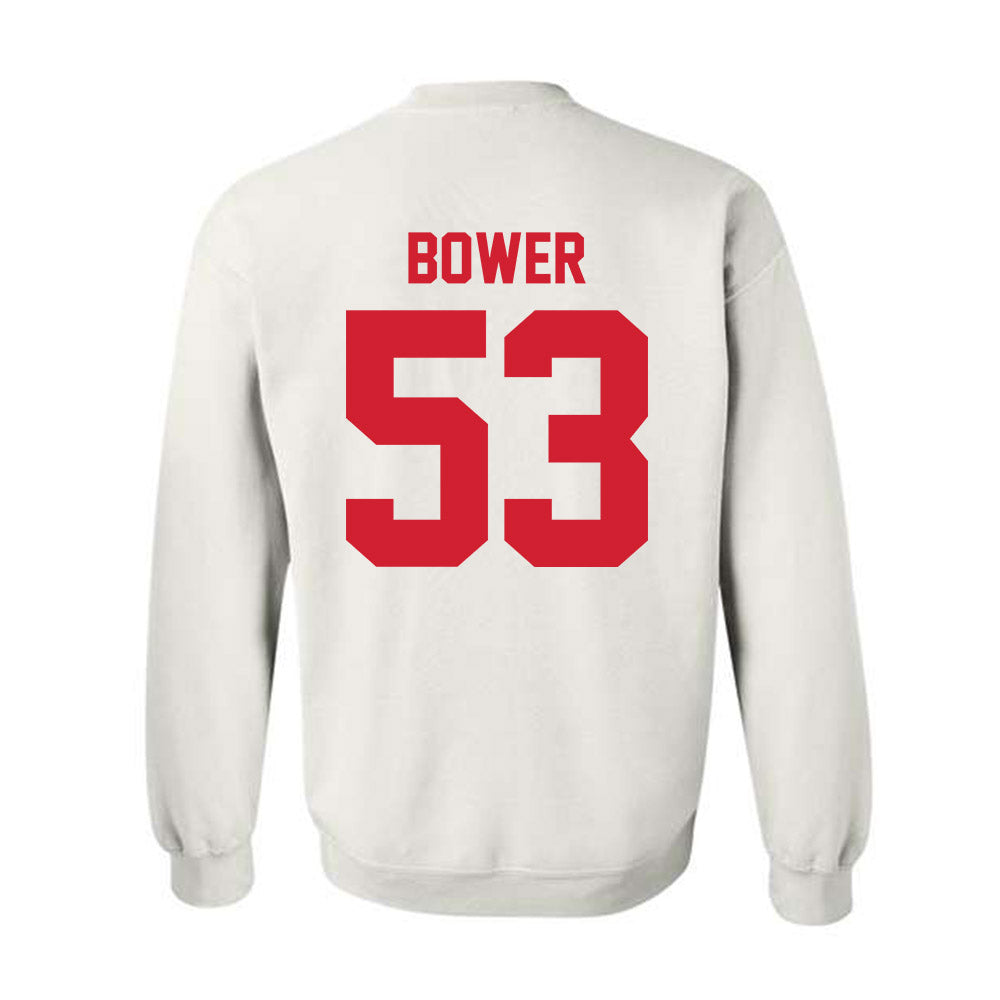 Nebraska - NCAA Football : Jacob Bower - Classic Shersey Crewneck Sweatshirt-1