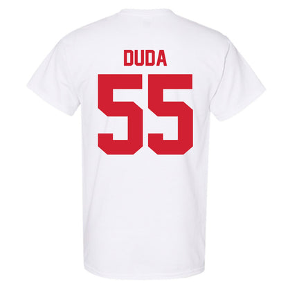 Nebraska - NCAA Football : Ethan Duda - Classic Shersey T-Shirt-1